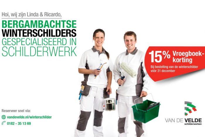 Marketingcampagne schildersbedrijf van de velde